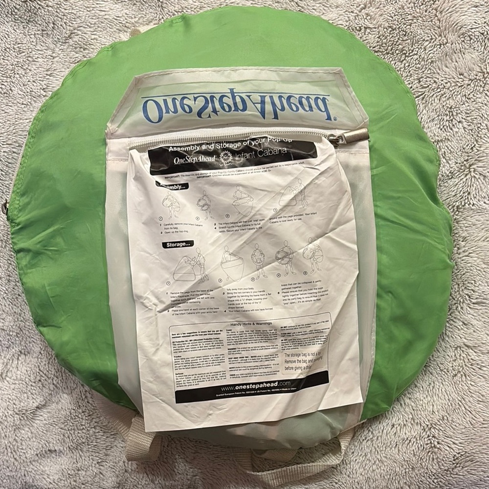 OneStep Ahead Sun Smarties infant cabana